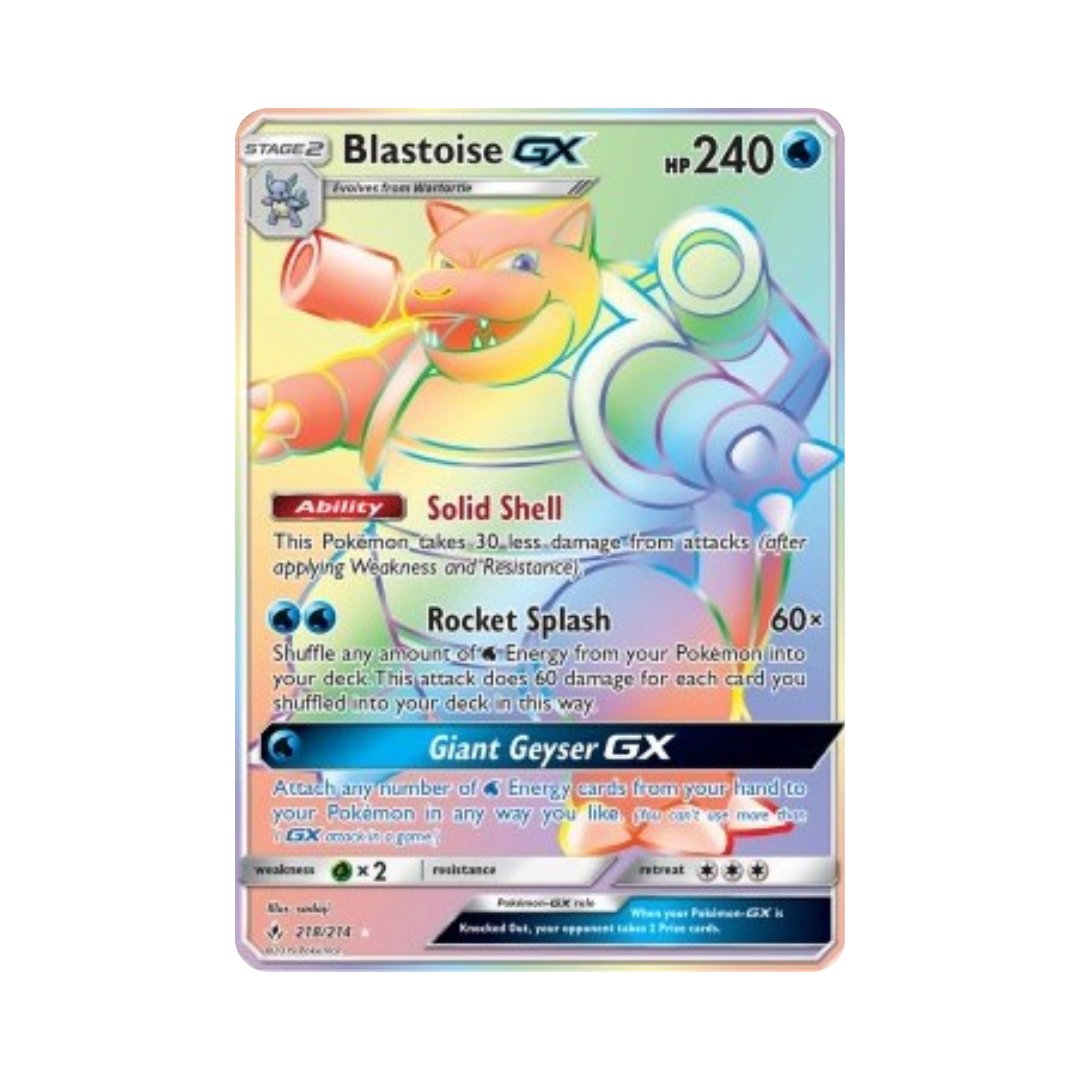 Blastoise GX (UNB 218)