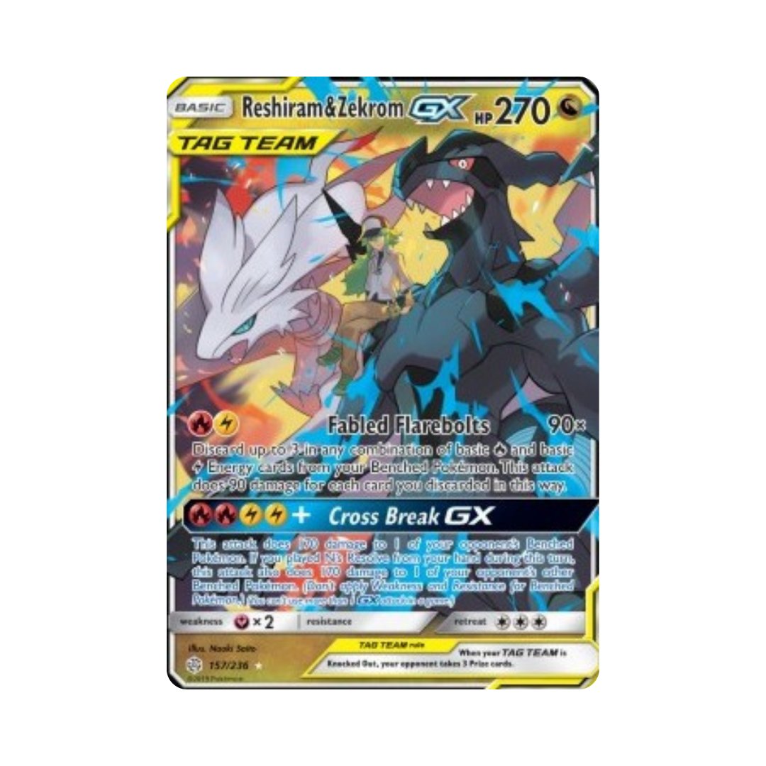 Reshiram & Zekrom GX (CEC 157)