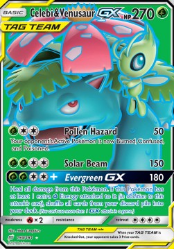 Celebi & Venusaur GX (TEU 159)