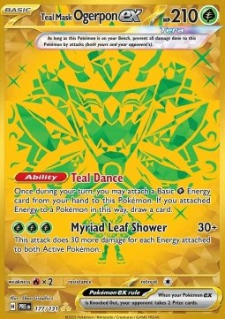 Teal Mask Ogerpon ex (PRE 177)