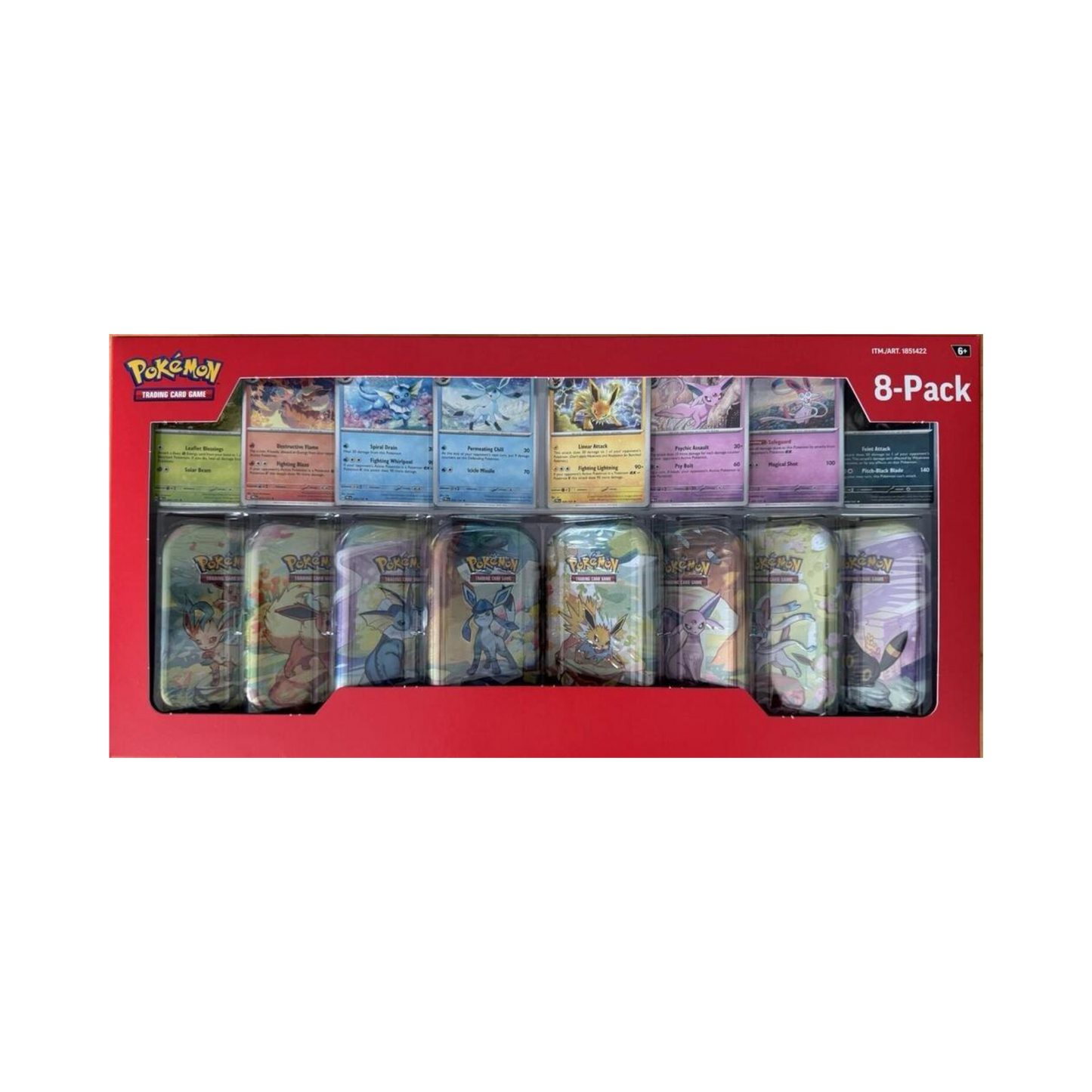 Prismatic Evolutions: 8-Pack Mini Tins Bundle (English)