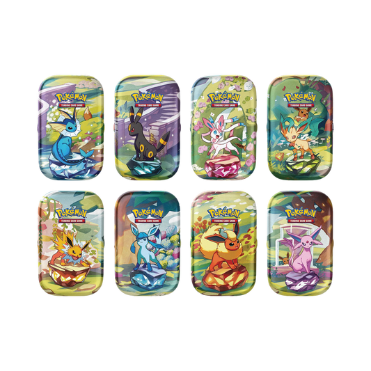 Prismatic Evolutions Mini Tin (2 Boosters)