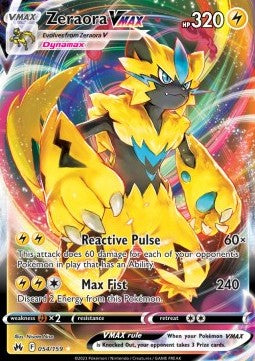 Zeraora VMAX (CRZ 054)